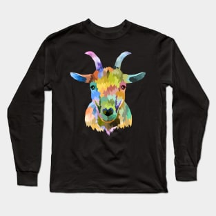 Colorful Goat Long Sleeve T-Shirt